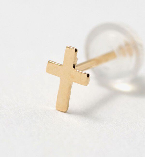 BEAUTY&YOUTH UNITED ARROWS「K18 クロス ピアス」|ピアス|
