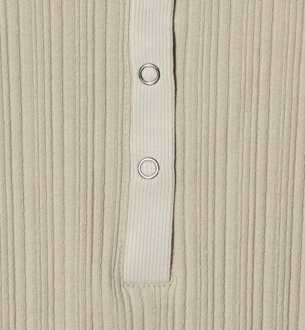 BEAUTY&YOUTH UNITED ARROWS「【WEB限定】ランダムリブ ヘンリーネック スナッププルオーバー」|Tシャツ・カットソー|