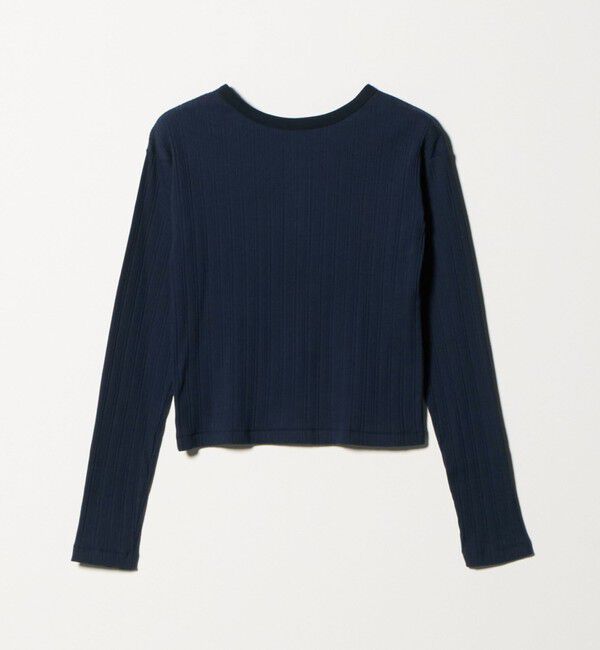 BEAUTY&YOUTH UNITED ARROWS「【WEB限定】ランダムリブ ヘンリーネック スナッププルオーバー」|Tシャツ・カットソー|