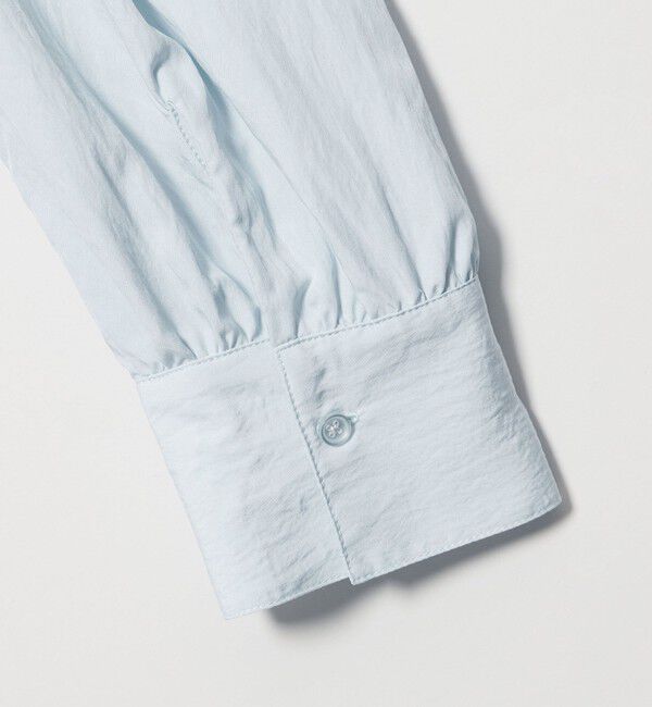 BEAUTY&YOUTH UNITED ARROWS「【WEB限定 Wardrobe DAILY MINIMAL】ラッフル Vネックブラウス ウォッシャブル」|シャツ・ブラウス|