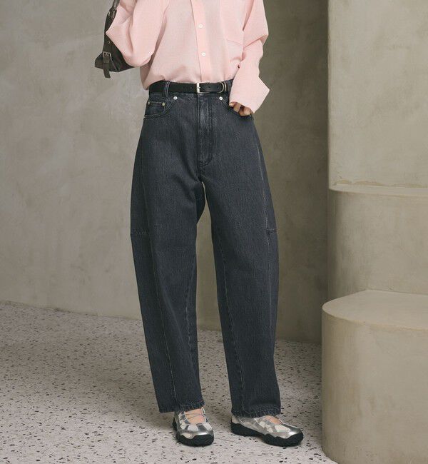 BEAUTY&YOUTH UNITED ARROWS「【WEB限定】カーブ デニムパンツ」|デニム|DK.GRAY