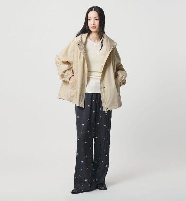 BEAUTY&YOUTH UNITED ARROWS「【WEB限定】コットンナイロン フードブルゾン ウォッシャブル」|ブルゾン・スタジャン|NATURAL