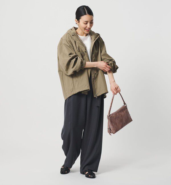 BEAUTY&YOUTH UNITED ARROWS「【WEB限定】コットンナイロン フードブルゾン ウォッシャブル」|ブルゾン・スタジャン|