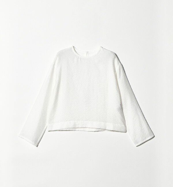 BEAUTY&YOUTH UNITED ARROWS「ピンドット シアージャガード ブラウス ウォッシャブル」|シャツ・ブラウス|WHITE