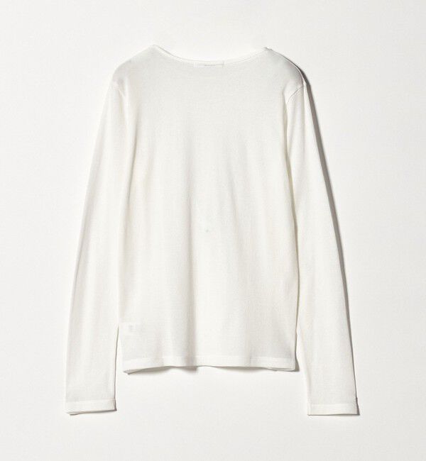 BEAUTY&YOUTH UNITED ARROWS「ハイツイストコットン シアークレープ ロングスリーブTシャツ」|Tシャツ・カットソー|