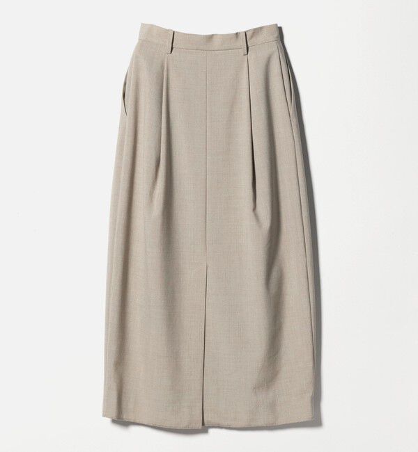 BEAUTY&YOUTH UNITED ARROWS「ポリエステルブレンド タックスカート」|スカート|