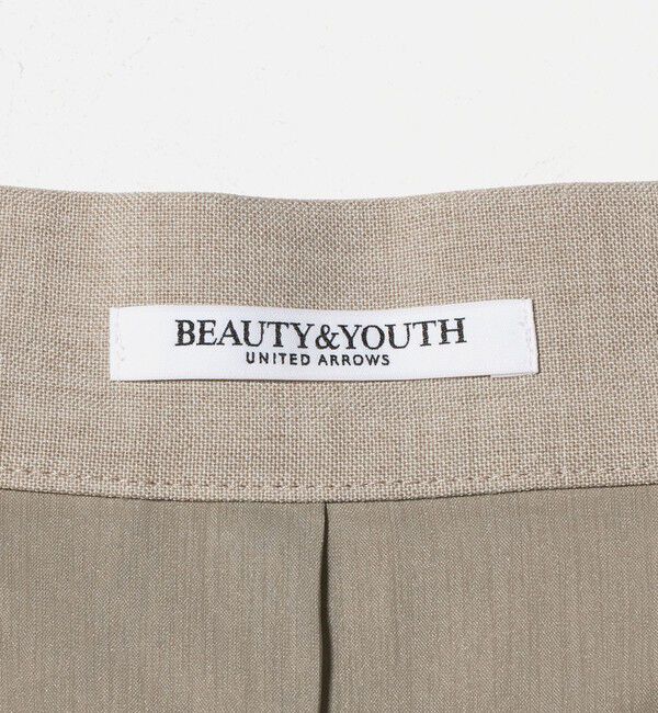 BEAUTY&YOUTH UNITED ARROWS「ポリエステルブレンド タックスカート」|スカート|