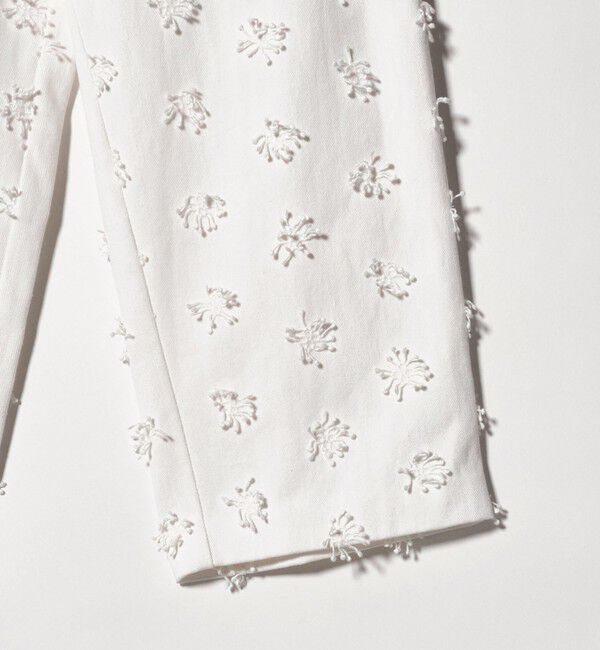 BEAUTY&YOUTH UNITED ARROWS「コットン エンブロイダリー パンツ」|チノ|