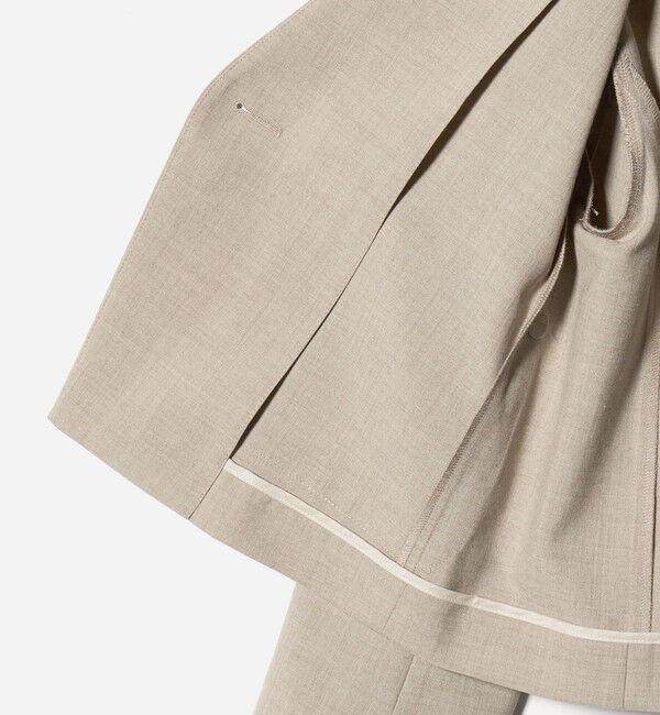 BEAUTY&YOUTH UNITED ARROWS「ポリエステルブレンド カラーレス ショートジャケット」|ノーカラージャケット|