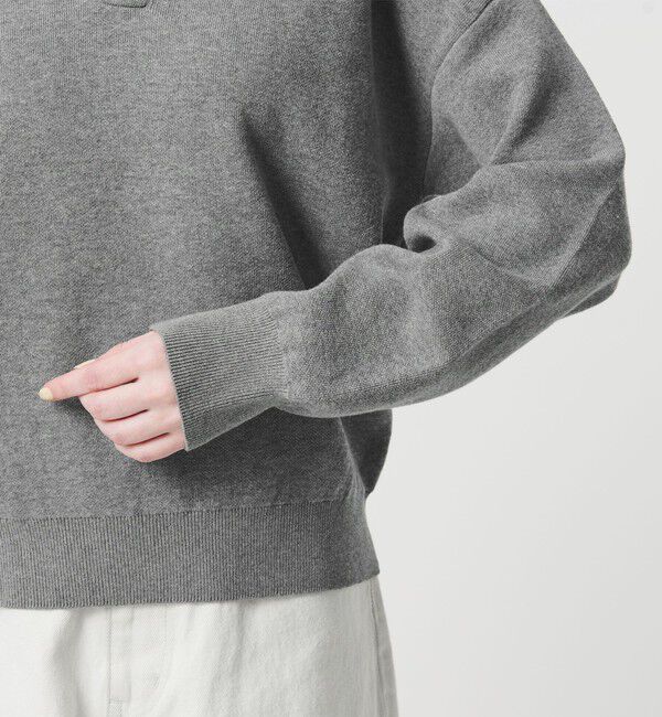 BEAUTY&YOUTH UNITED ARROWS「【WEB限定 Wardrobe DAILY MINIMAL】スキッパーニットプルオーバー ウォッシャブル」|ニット・セーター|