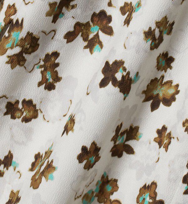 BEAUTY&YOUTH UNITED ARROWS「フラワープリント バンドカラーシャツ ウォッシャブル」|シャツ・ブラウス|