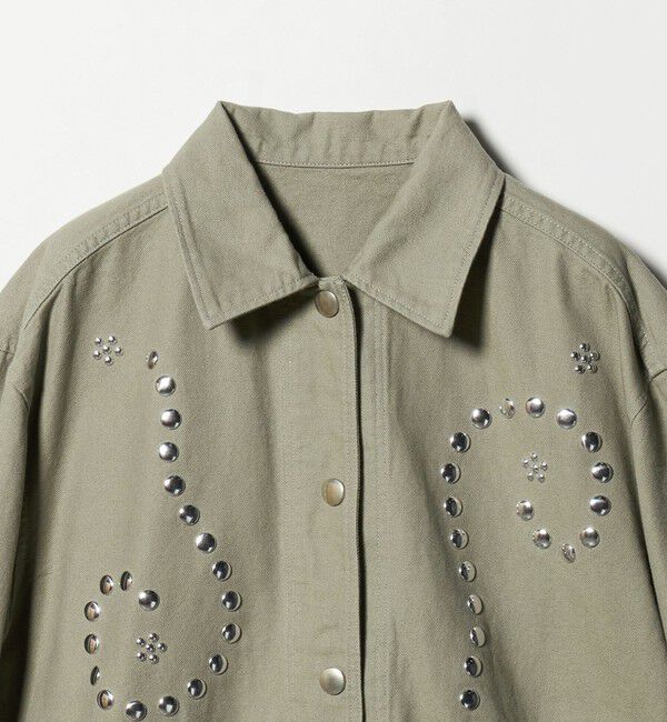 BEAUTY&YOUTH UNITED ARROWS「コットン メタルモチーフ ブルゾン」|ブルゾン・スタジャン|