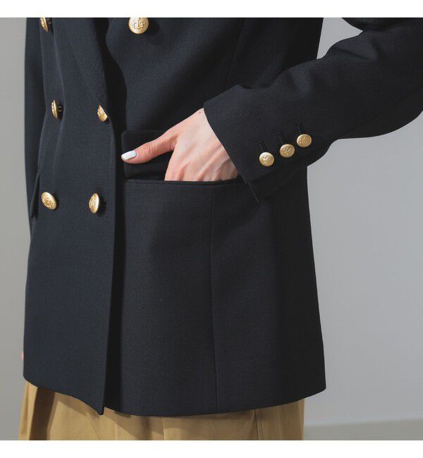 Demi-Luxe BEAMS 「ドライギャバジン ６ボタン ダブルジャケット」|ダッフルコート|