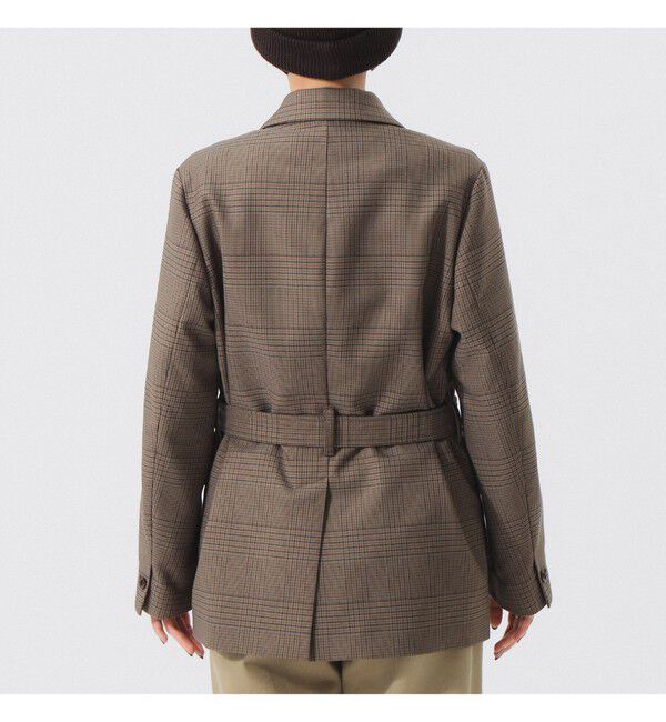 BEAMSBOY「チェック シューティング ジャケット」|テーラードジャケット|