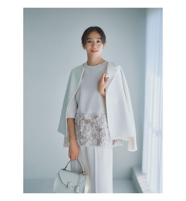 Demi-Luxe BEAMS 「カラー リリーハーフ コート＊」|ダッフルコート|