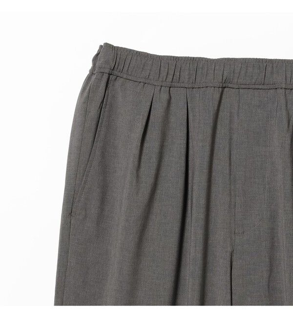 BEAMS「ドライ 2プリーツ イージーパンツ」|チノ|