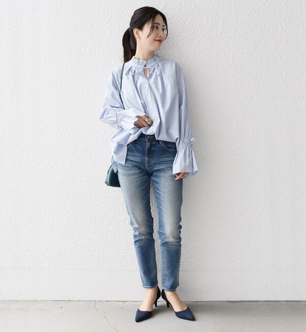 SHIPS for women「【WEB限定】スリム テーパード デニム」|その他|