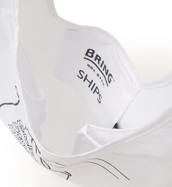 SHIPS for women「BRING&times;SHIPS ECOバッグ 小」|エコバッグ|