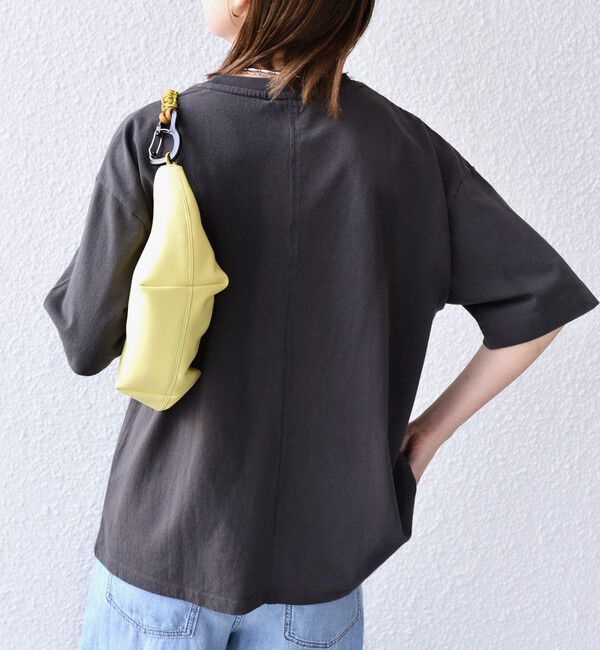 SHIPS for women「【SHIPS別注】81BRANCA:5分袖 ロゴ TEE 24SS 」|Tシャツ・カットソー|