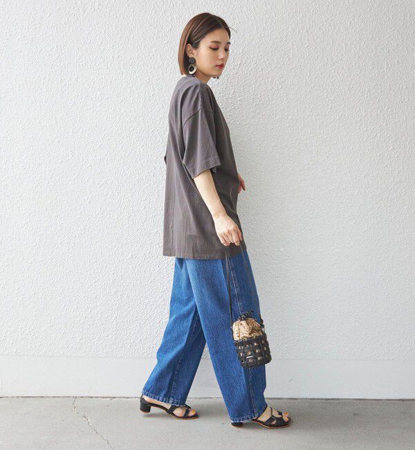 SHIPS for women「【SHIPS別注】81BRANCA:5分袖 ロゴ TEE 24SS 」|Tシャツ・カットソー|