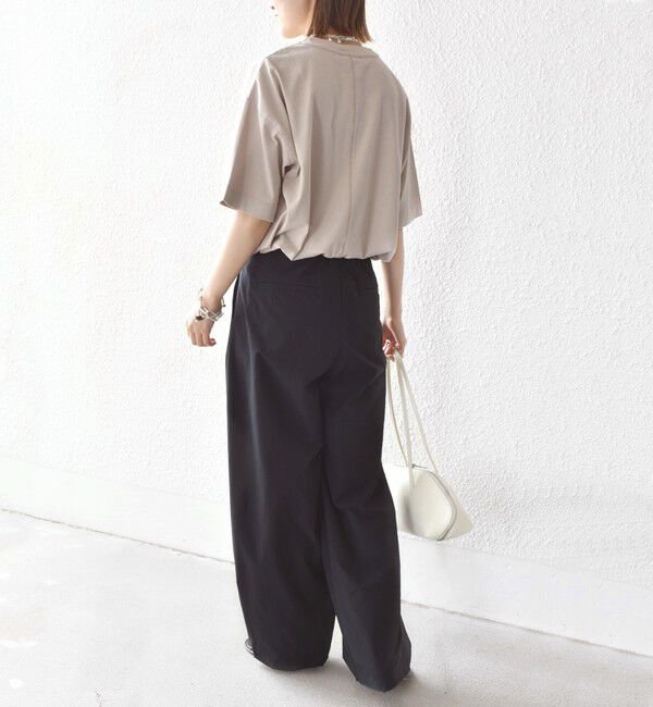 SHIPS for women「【SHIPS別注】81BRANCA:5分袖 ロゴ TEE 24SS 」|Tシャツ・カットソー|