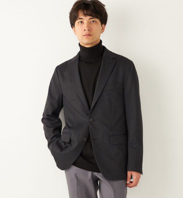 SHIPS Colors 「SHIPS Colors: AVANT  ウールライク ジャージー ジャケット (セットアップ対応)」|テーラードジャケット|
