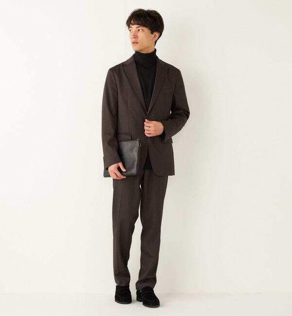 SHIPS Colors 「SHIPS Colors: AVANT  ウールライク ジャージー ジャケット (セットアップ対応)」|テーラードジャケット|