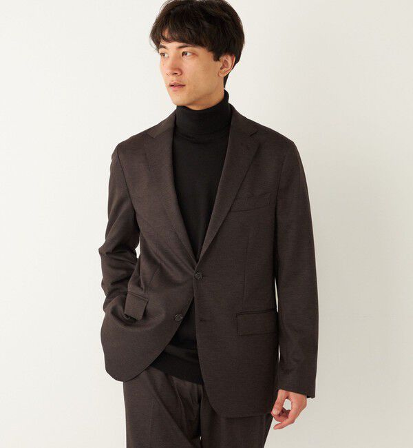 SHIPS Colors 「SHIPS Colors: AVANT  ウールライク ジャージー ジャケット (セットアップ対応)」|テーラードジャケット|