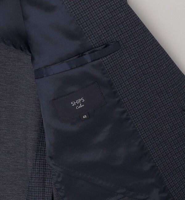 SHIPS Colors 「SHIPS Colors: AVANT  ウールライク ジャージー ジャケット (セットアップ対応)」|テーラードジャケット|