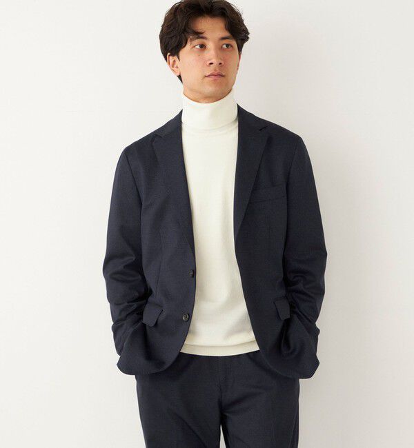 SHIPS Colors 「SHIPS Colors: AVANT  ウールライク ジャージー ジャケット (セットアップ対応)」|テーラードジャケット|