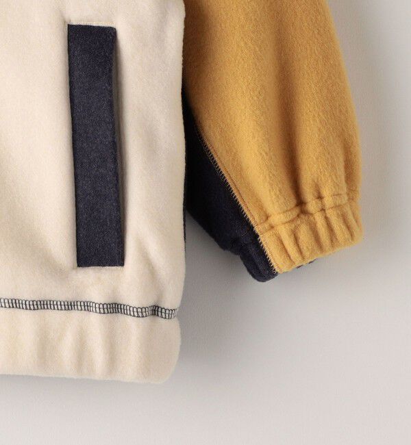 SHIPS KIDS「ARCH&LINE:110～145cm / フリース ブルゾン」|ブルゾン・スタジャン|