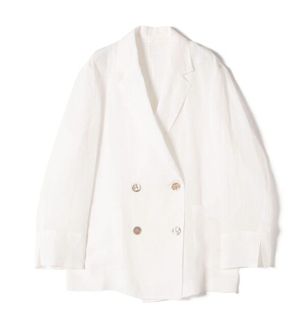 SHIPS for women「〈手洗い可能〉ラミー シアー ジャケット」|テーラードジャケット|