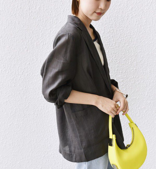 SHIPS for women「〈手洗い可能〉ラミー シアー ジャケット」|テーラードジャケット|