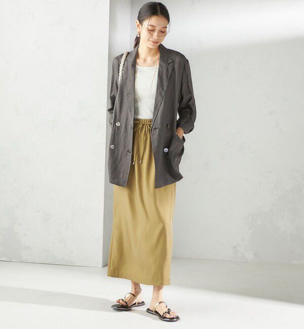 SHIPS for women「〈手洗い可能〉ラミー シアー ジャケット」|テーラードジャケット|