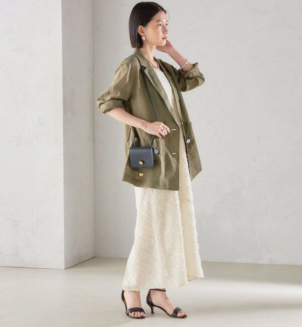 SHIPS for women「〈手洗い可能〉ラミー シアー ジャケット」|テーラードジャケット|