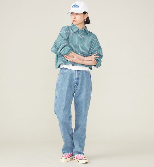 SHIPS for women「SHIPS NINE CASE:〈手洗い可能〉カットオフ デニム◇」|デニム|