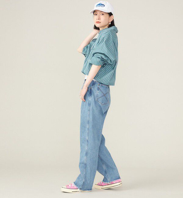 SHIPS for women「SHIPS NINE CASE:〈手洗い可能〉カットオフ デニム◇」|デニム|