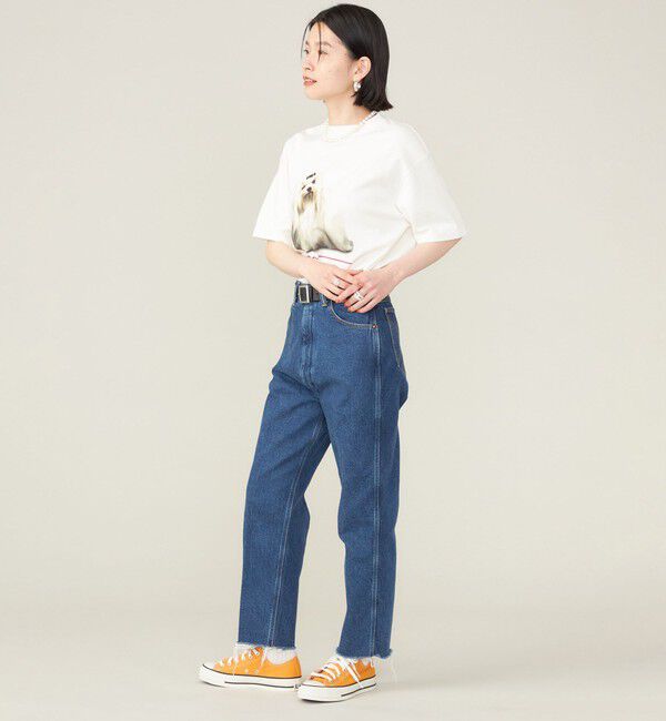 SHIPS for women「SHIPS NINE CASE:〈手洗い可能〉カットオフ デニム◇」|デニム|