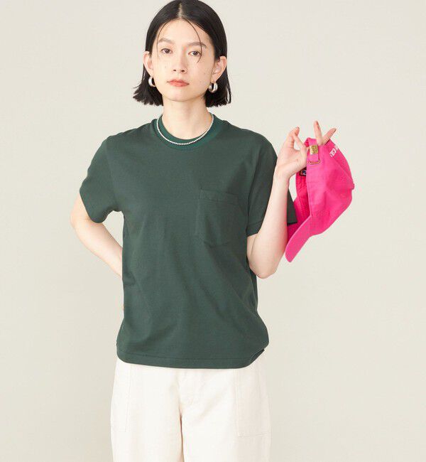 SHIPS for women「SHIPS NINE CASE:ポケット TEE ◇」|Tシャツ・カットソー|
