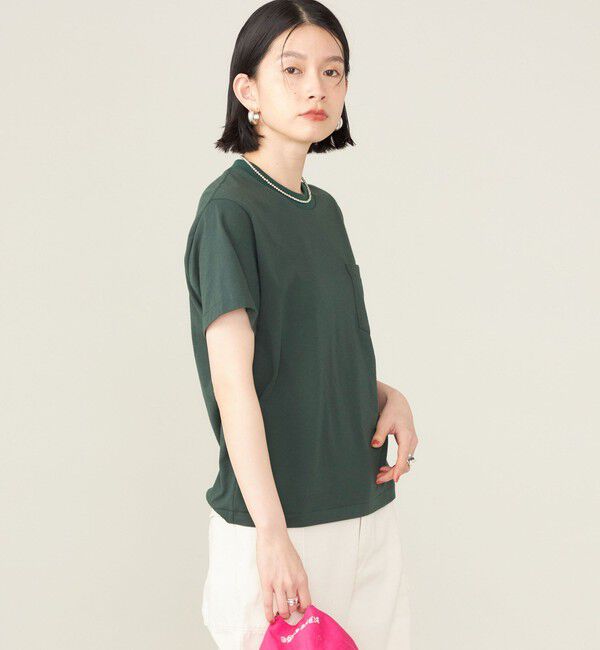 SHIPS for women「SHIPS NINE CASE:ポケット TEE ◇」|Tシャツ・カットソー|