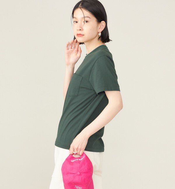 SHIPS for women「SHIPS NINE CASE:ポケット TEE ◇」|Tシャツ・カットソー|