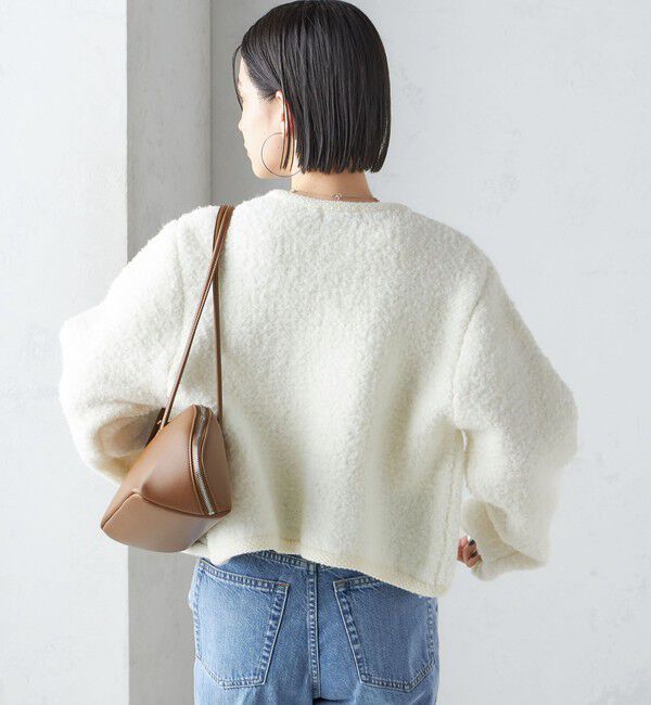 SHIPS for women「〈手洗い可能〉メタル釦 パイル ジャケット」|その他|