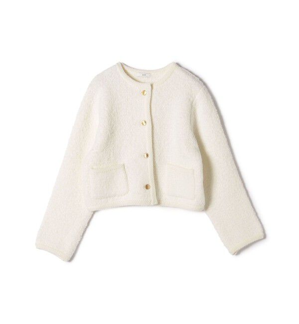 SHIPS for women「〈手洗い可能〉メタル釦 パイル ジャケット」|その他|