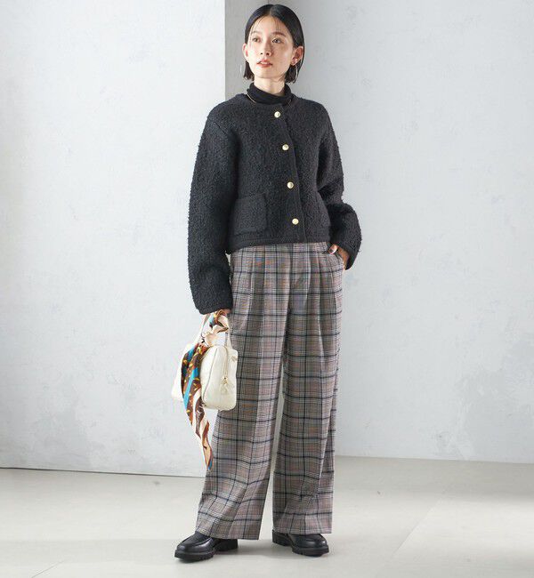 SHIPS for women「〈手洗い可能〉メタル釦 パイル ジャケット」|その他|