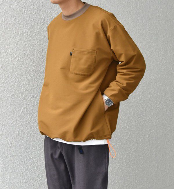 SHIPS any「SHIPS any:〈洗濯機可能〉ストレッチ 裏起毛 ウォーム アーバン ピステ (セットアップ対応)◇」|スウェット・ジャージ|ベージュ