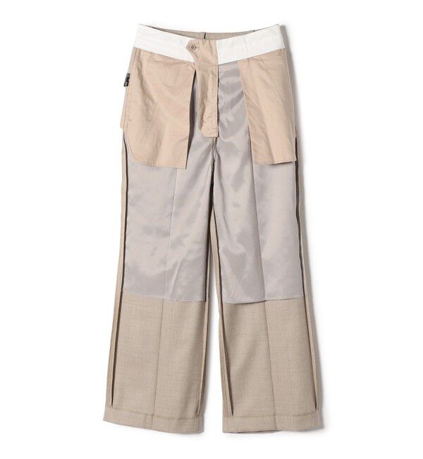 SHIPS for women「SHIPS Primary Navy Label:〈手洗い可能〉マーベルト パンツ」|その他|