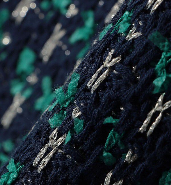 SHIPS for women「〈手洗い可能〉メタルボタンツイードニットベスト」|ベスト・ジレ|