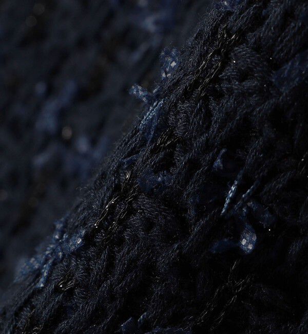 SHIPS for women「〈手洗い可能〉メタルボタンツイードニットベスト」|ベスト・ジレ|