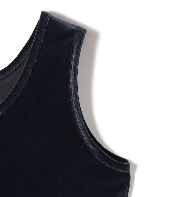 SHIPS for women「〈手洗い可能〉ポリエステル スノー ベロア 前後 2WAY タンクトップ」|タンクトップ|