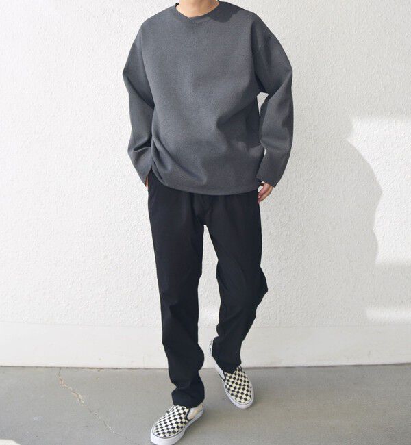 SHIPS any「SHIPS any:〈手洗い可能〉メッシュ スピンドル スウェットライク テック ニット◇」|スウェット・ジャージ|